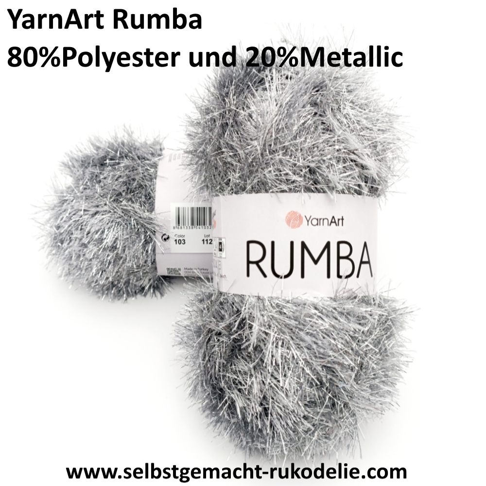 YarnArt Rumba - 80%Polyester und 20%Metallic, 100g-160m